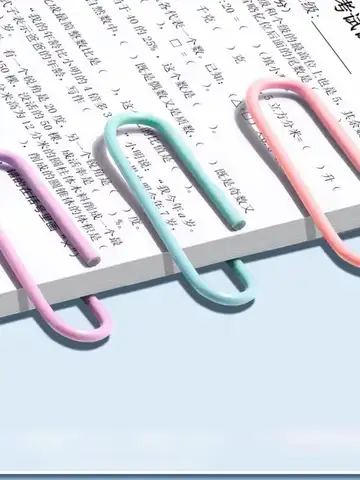 Baril de 160 unités de pinces à papier argentées et colorées durables pour la papeterie, les organisateurs de papier et les fournitures de reliure.