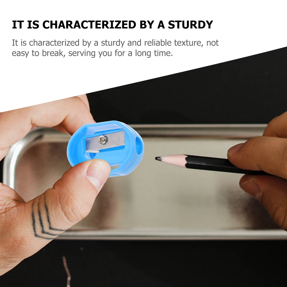 

30pcs Cartoon Pencil Sharpener Kids School Supplies Plastic Small Colored Easy Operate Convenient Time Saving Sturdy Reliable