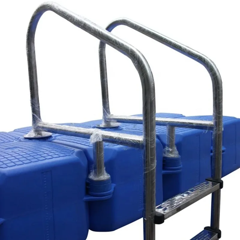 Stainless steel ladders for swimming pools, floating bridges, docks/bridges/platforms
