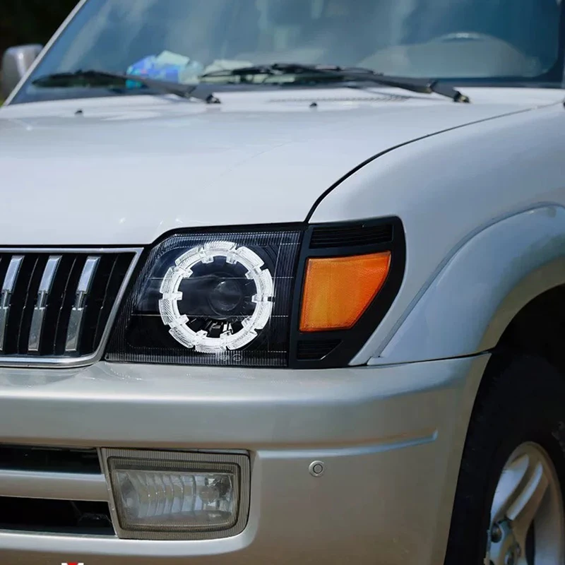 High-quality Car Headlight Retrofit Upgrade LED Front Light Durable Front Car Lamp Lighting for 3400 PRADO LC90 LC95
