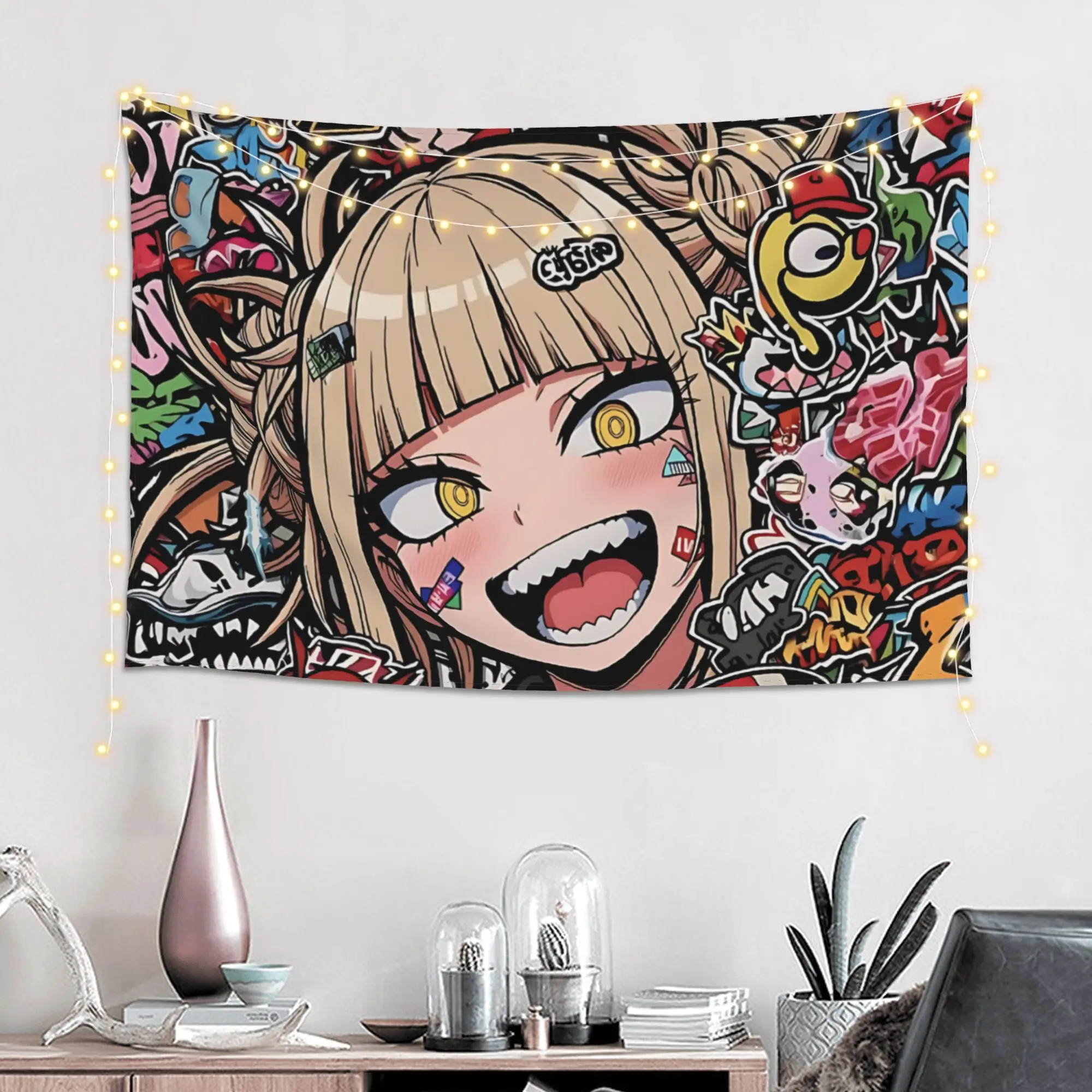 Cutecore Anime My Hero Academys Theme Tapestry Bedroom Decoration  Wall Hanging Blanket Tapestry Cool Stuff For Room