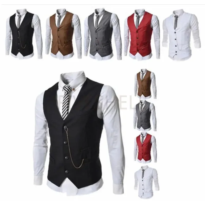 Adults Halloween Costume Accessories Set Steampunk WaistCoat  Vest Pocket Watch 1920s Men Gatsby Cosplay Beard disfraces RZ7103