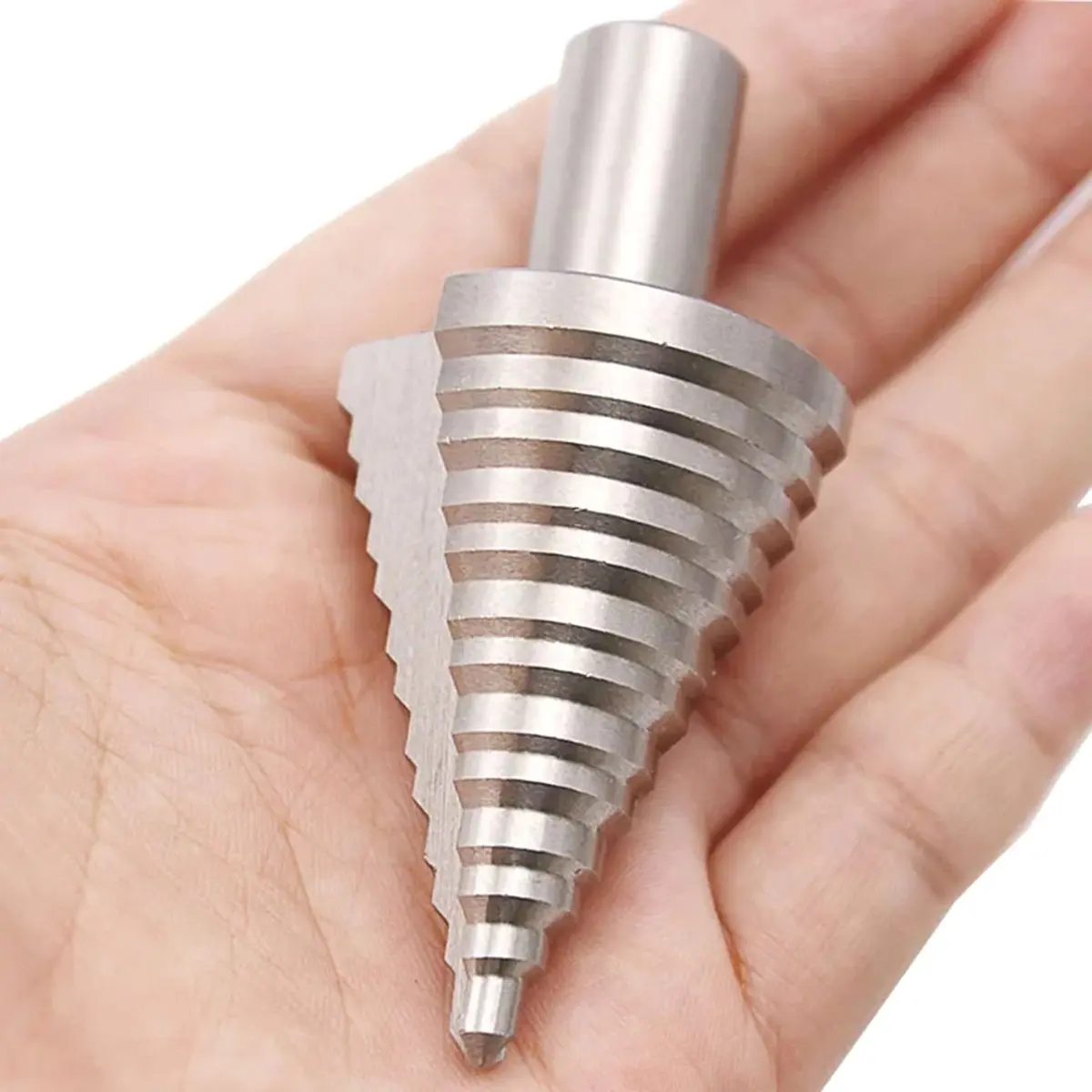 HGHO 5-35MM Bearing Steel Step Drill Bit Wood Metal Drilling Bit HSS Power Tools Hole Cutter Industrial Reamer Accessories