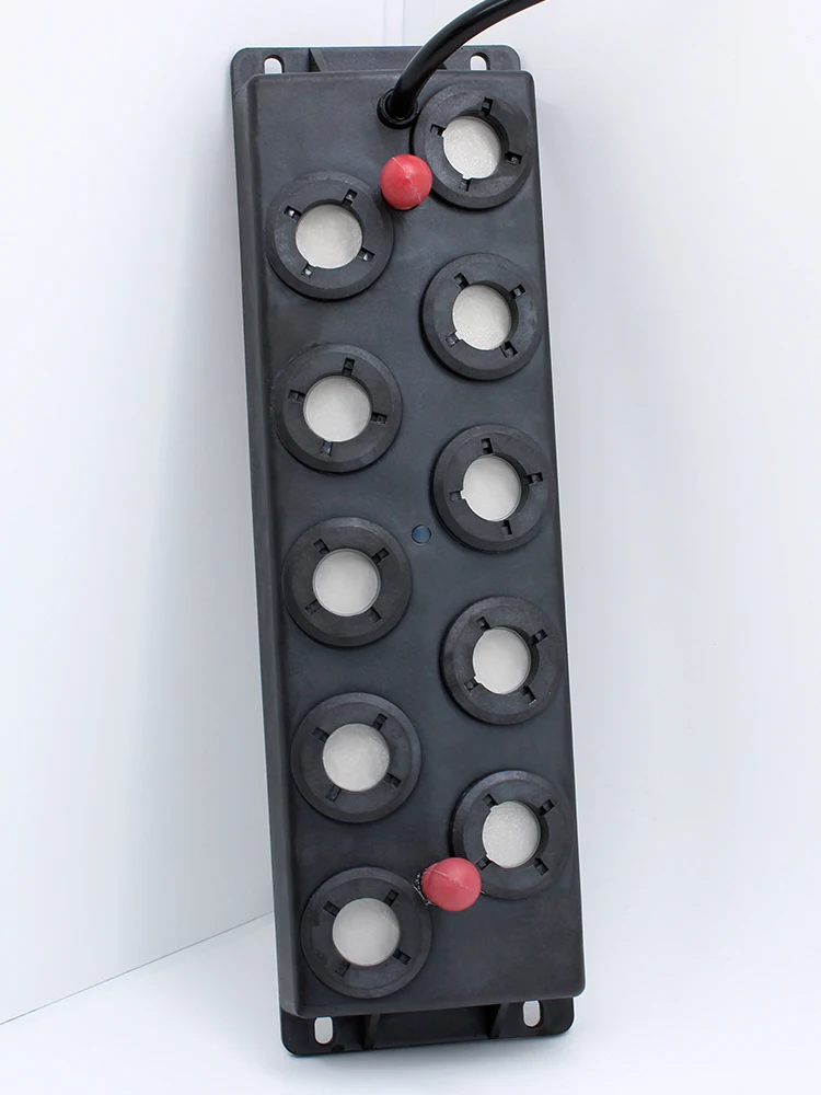 مرطب متين مع مادة بلاستيكية مضادة للتآكل ، الانحلال بالموجات فوق الصوتية ، تطهير فعال ، DC48V ، 4 6 8 10 رئيس