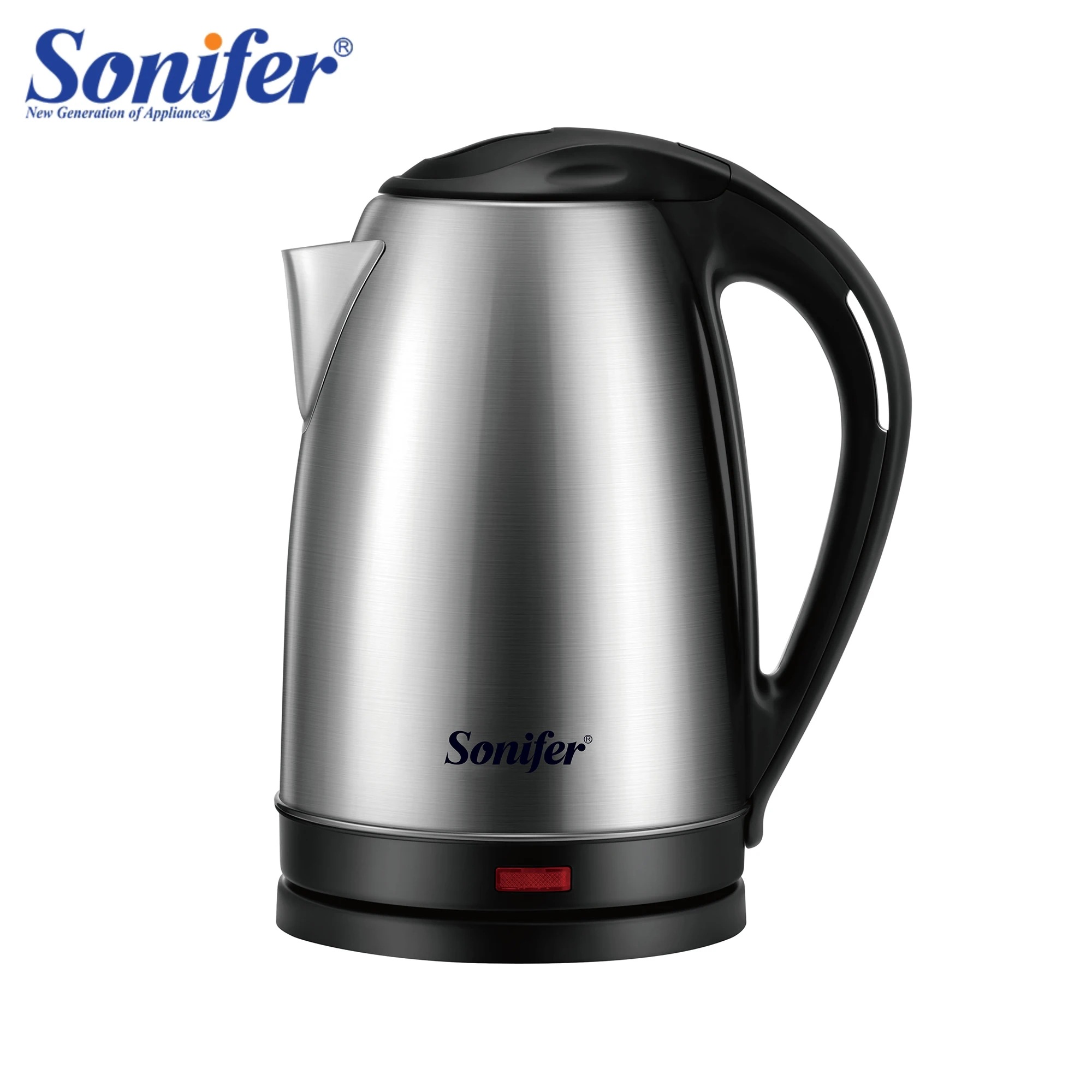 

"Sonifer Electric Kettle SF-2100 .1.8 liter capacity .Stainless steel hidden heating Component .Auto shut down