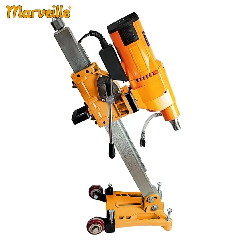 Marveille MW-455 15-455mm mesin bor inti berlian vertikal & bor inti tugas berat Rig pemotong bor Coring Diameter