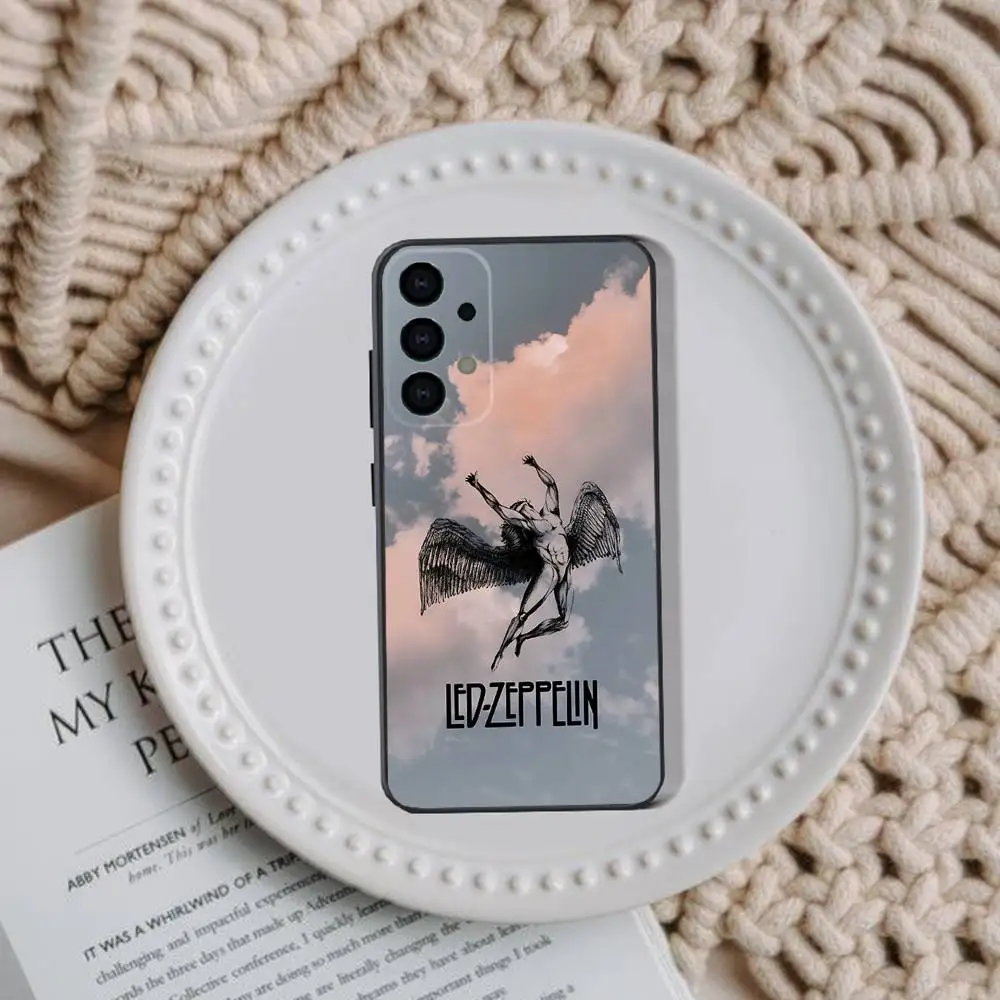Hot L-Led Z-Zeppelins Band Phone Case For Samsung Galaxy A73,31,32,72,41,53,52,71,22,5G,Note,J7,8,9 Soft Black Cover
