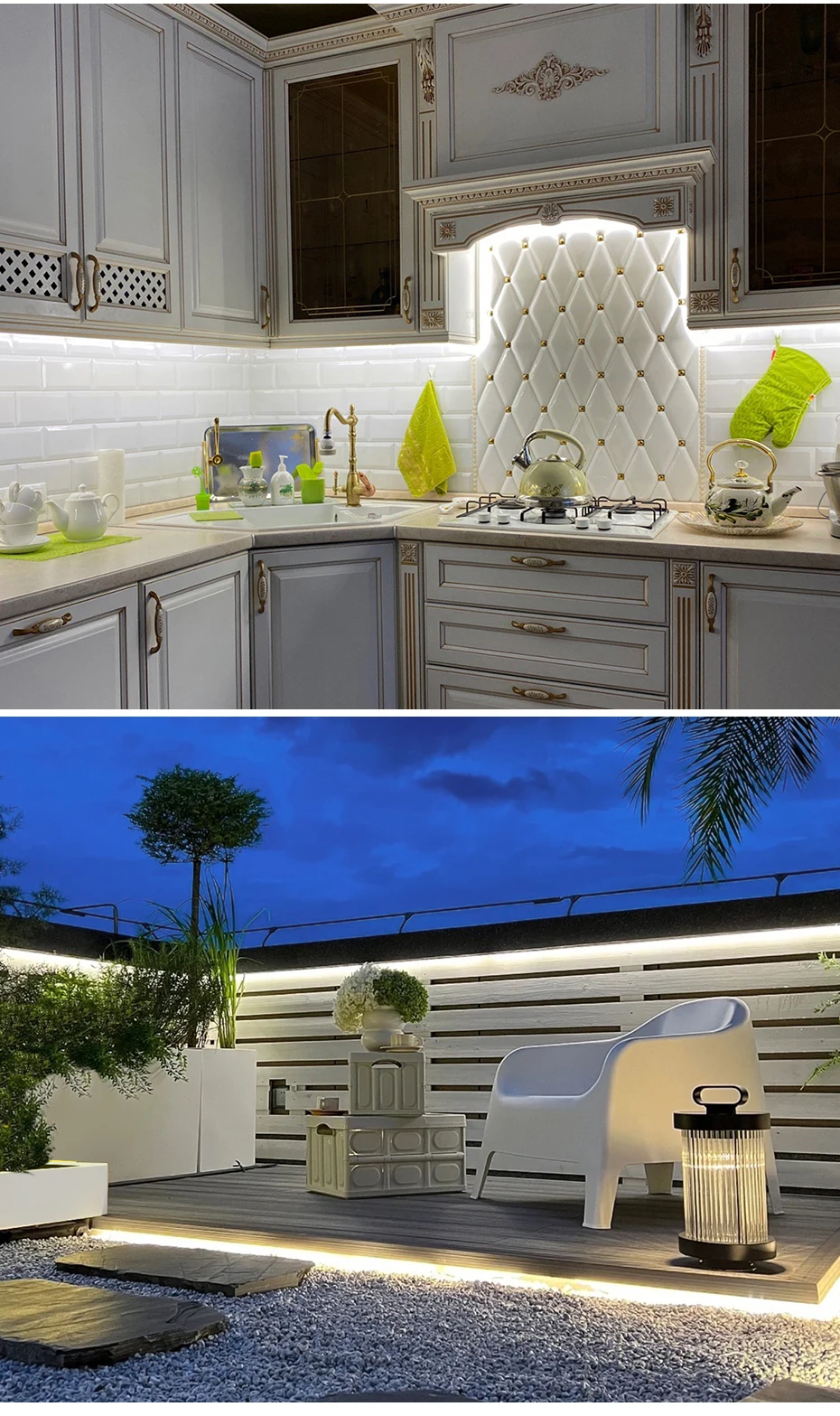 220V COB LED-Streifen 288LEDs/m IP65 Wasserdicht Tuya WiFi Bluetooth-Steuerung Fernbedienung Selbstklebend Flexibles Band mit EU-Stecker Dekoration – Detail 18