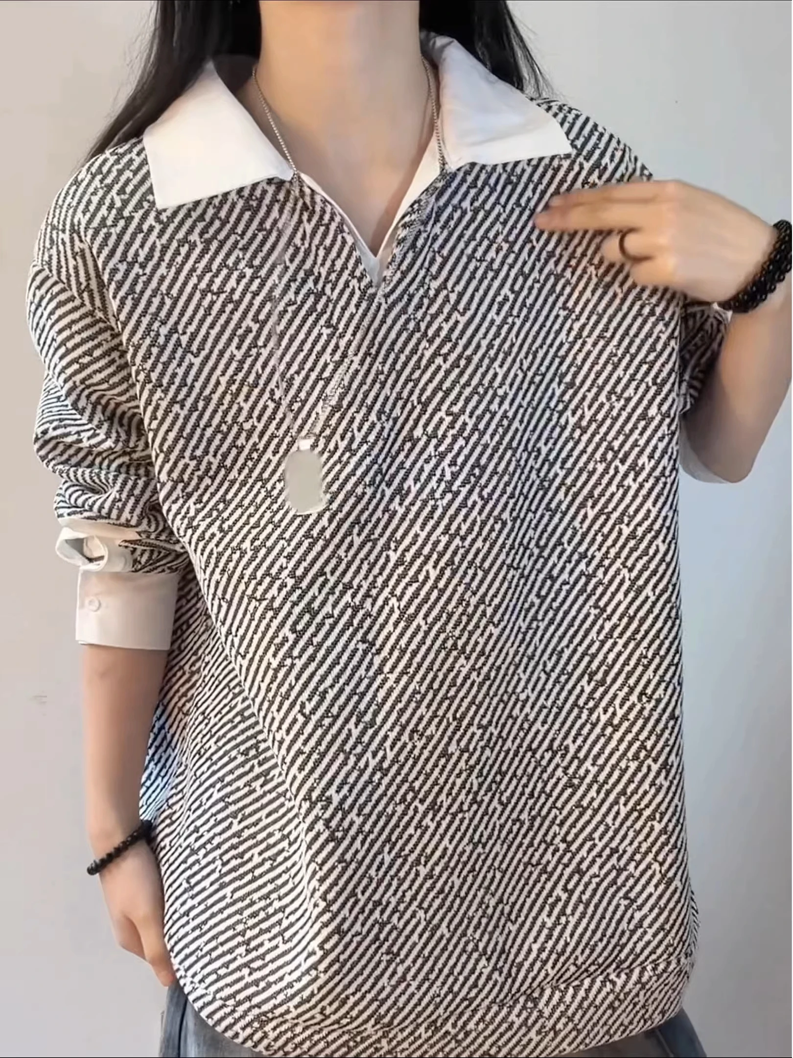 

Thiened Hoodie Sweatirt Men's Autumn Winter Fce Lined Long Sve Turn-down Collar Stripe Design Casual Comfortable T-...