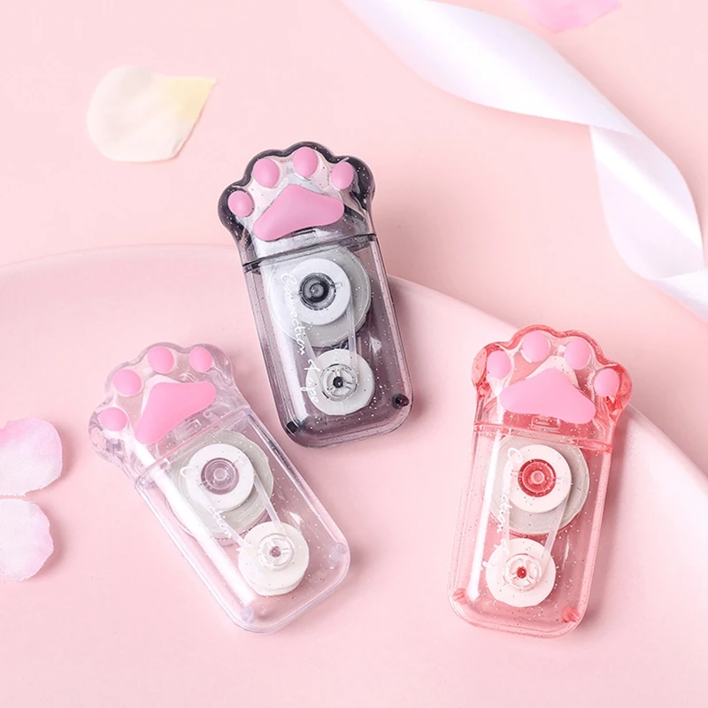 Cute Cartoon Correction Tape Eraser Easy To Use Applicator for Instant Corrections for Office Home Note Taking Marking