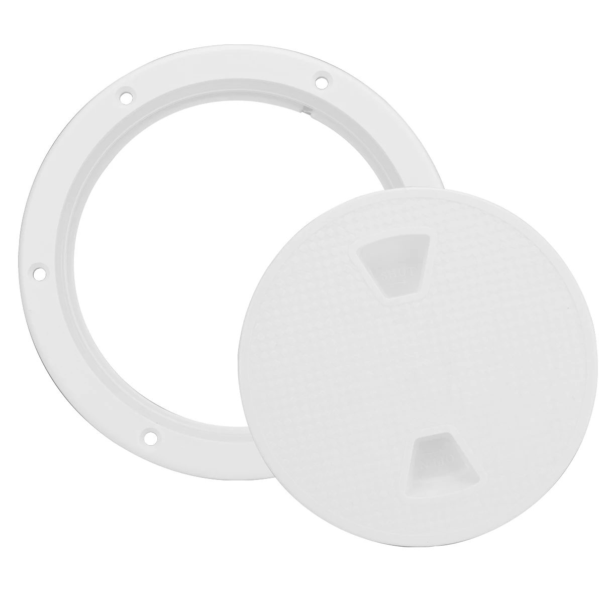 

Крышка люка на палубе лодки 4/6/8 дюйма, круглая крышка люка из АБС-пластика для осмотра палубы, винтовая инспекционная пластина на палубе для яхт, морской пехоты