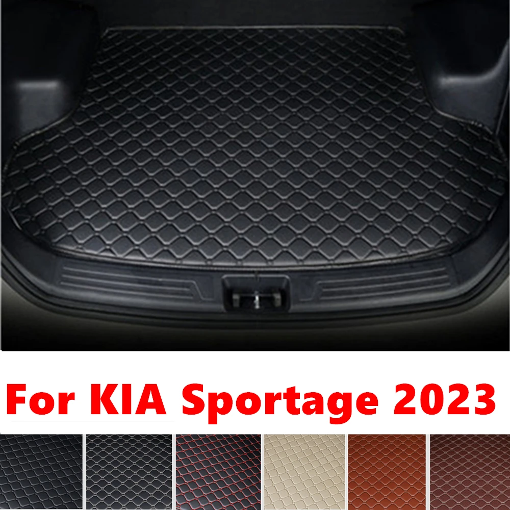 Car trunk mat for KIA Sportage 2023 Rear Cargo Liner Protect Cover Interior Auto Parts Accessories Tail Boot Tray luggage Pad