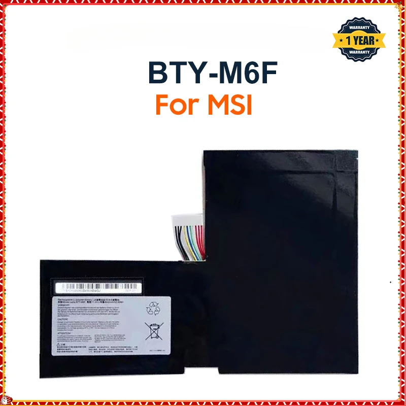 BTY-M6F Battery For MSI GS60 MS-16H2 MS-16H4 2PL 6QE 2QE 2PE 2QC 2QD 6QC 6QC-257XCN Series 11.4V 4640mAh Laptop Batteries