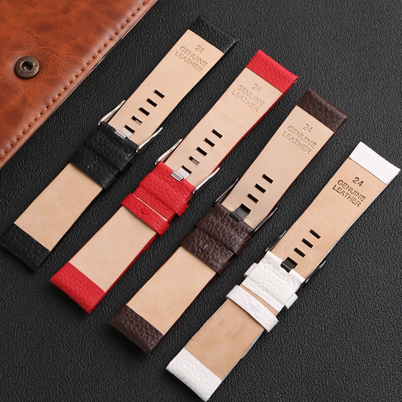 For Diesel genuine leather watch strap DZ7333 DZ7348 DZ4318 DZ1657 DZ4323 DZ1657 DZ1206 7332 7314 7311 Diesel watchband replacem