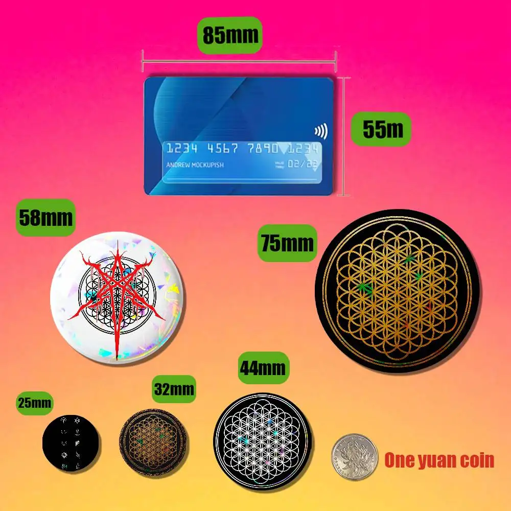 For Bring Me The Horizon BMTH Badge Cover Custom Pin Insignia Emblem Round Button 58mm 44mm Laser Film