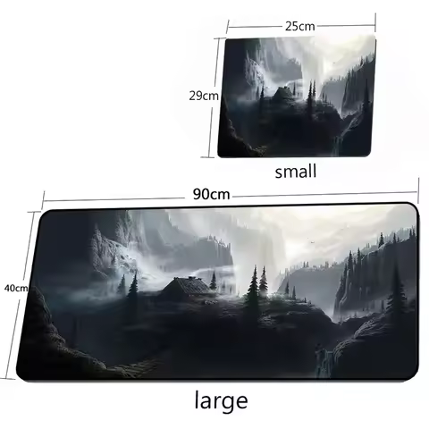Mouse Pads for Deep Forest Firewatch Laptop Gamer Mousepad Gaming Mouse Mats Large Locking Edge Keyboard 40x90Cm Deak Mat