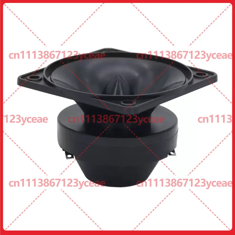 1-2pcs For Loudspeaker Rebuild Project 2.5 Inch Square Horn Waterproof Piezo‑Ceramic Tweeter With Coil Replacement Part