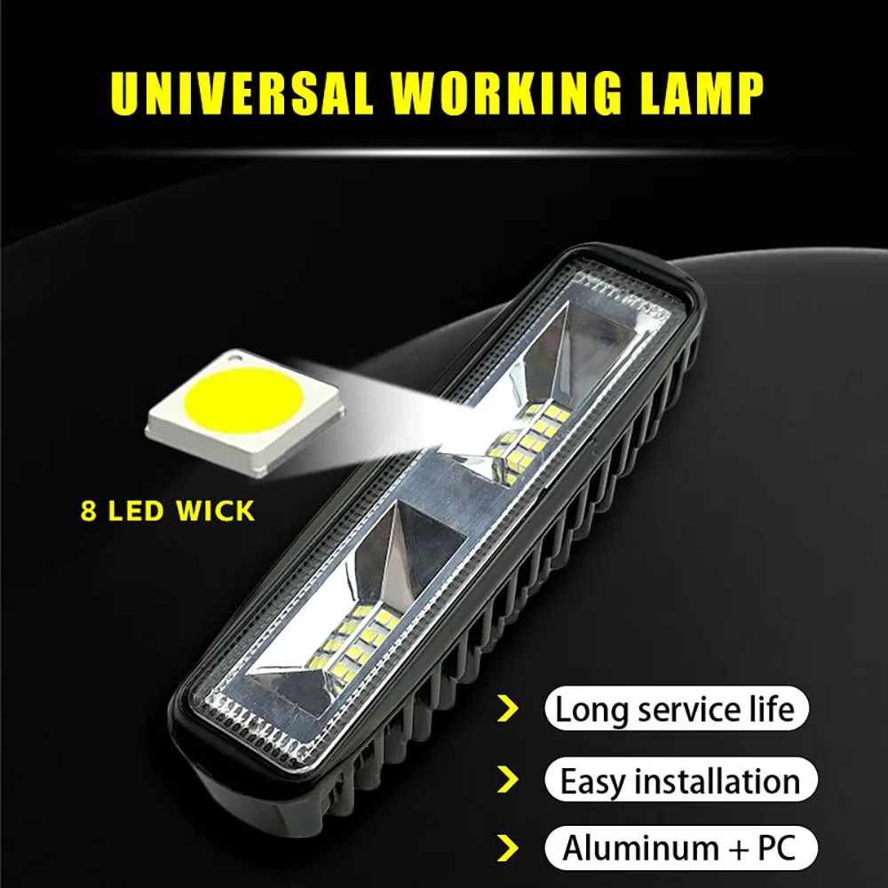 1Pcs Car Work Light LED Bar 16smd  LED Worklight Bar Offroad SUV ATV Tractor Boat Trucks Excavator 12V led Combo Beam view 3