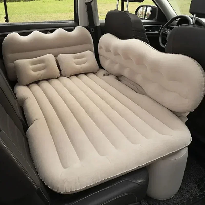 Car Accessories Travel Bed Automatic Air Mattress Sleeping Pad Inflatable Back Seat Bed Outdoor Cushions Camping Sofa Bed