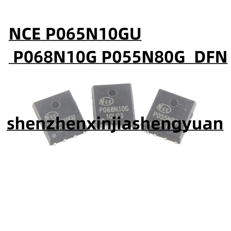 Original NCE P065N10GU P068N10G P055N80G DFN, Novo, 5 peças por lote