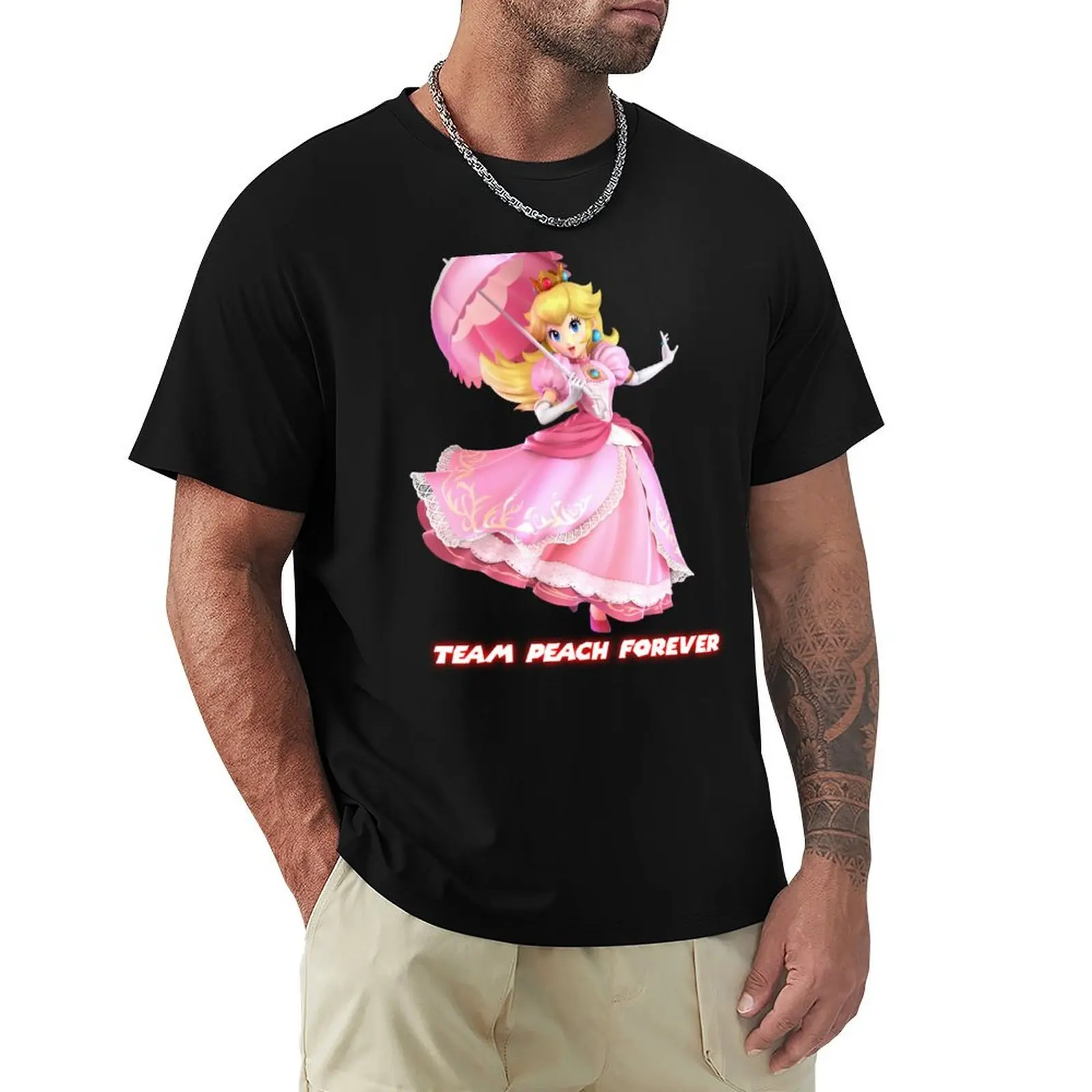 

Team Peach Forever T-Shirt rapper graphic tees plus size tops plain white t shirts men