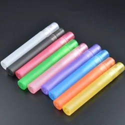 20/100pcs 5/10ml Colorful Portable Atomiser Spray Bottles Perfume Pen Vials Makeup Cosmetic Plastic PP Travel Sample Containers