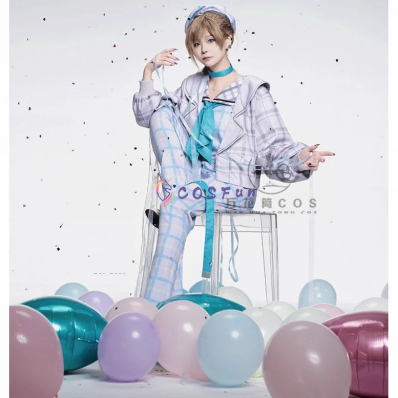 أزياء Vtuber Hololive Kuzuha Kanae التأثيرية معطف قبعة حفلة الهالوين ملحقات موحدة رائعة مجموعة كاملة من الدعائم