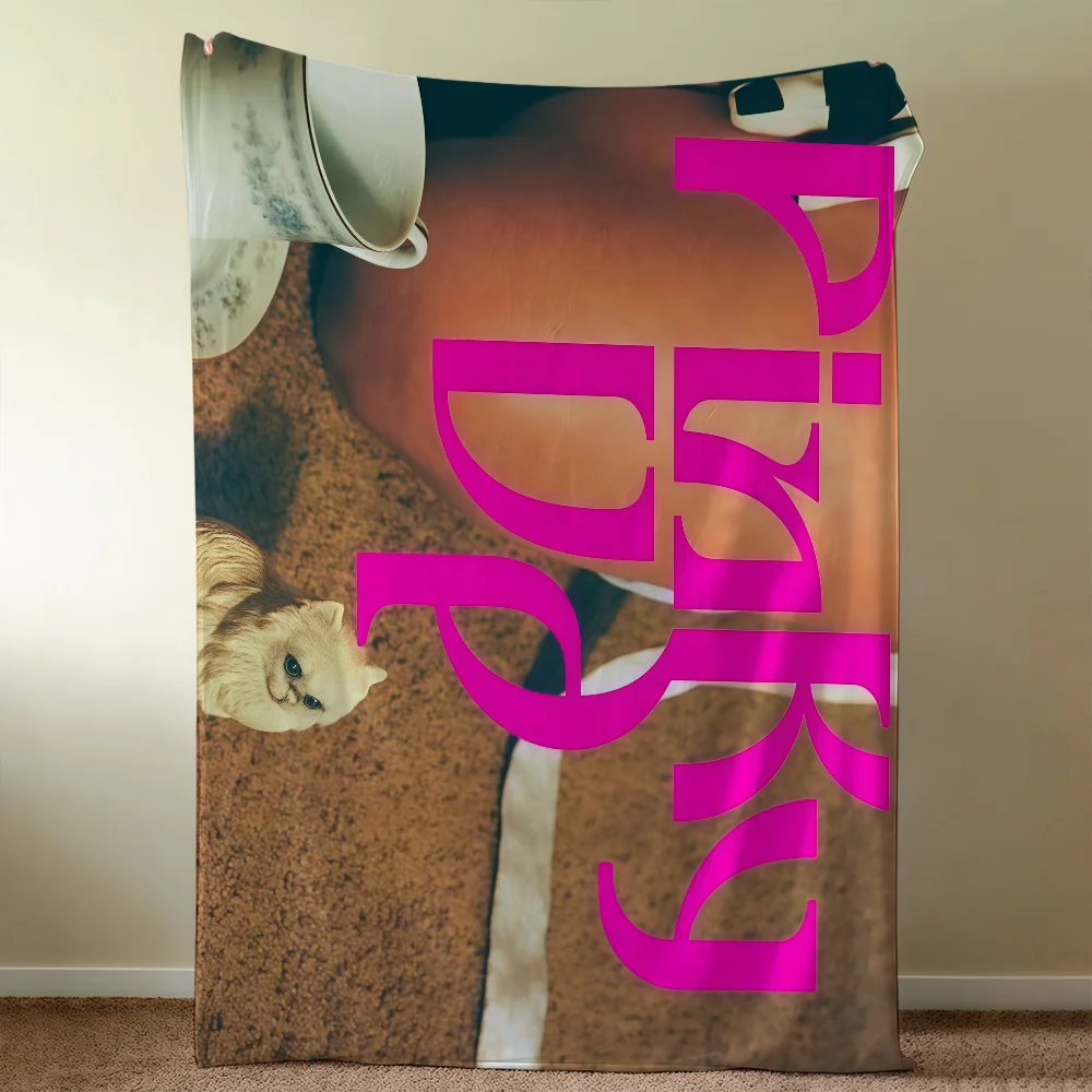 PINKY UP K-KATSEYES-ES KPOP Blanket Throw Super Cosy Plush Living Room Sofa Couch Childish Birthday Gifts