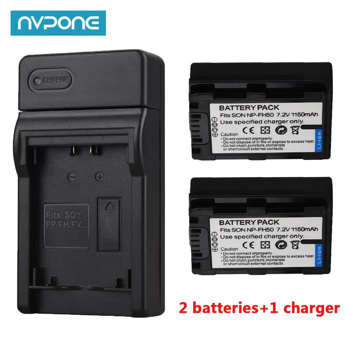 1150mAh NP-FH50 NP-FH60 NP-FH70 Akumulator litowo-jonowy do aparatu Sony A230 A330 A290 A380 A390 dcr-sr62 DCRSR200 DVD305