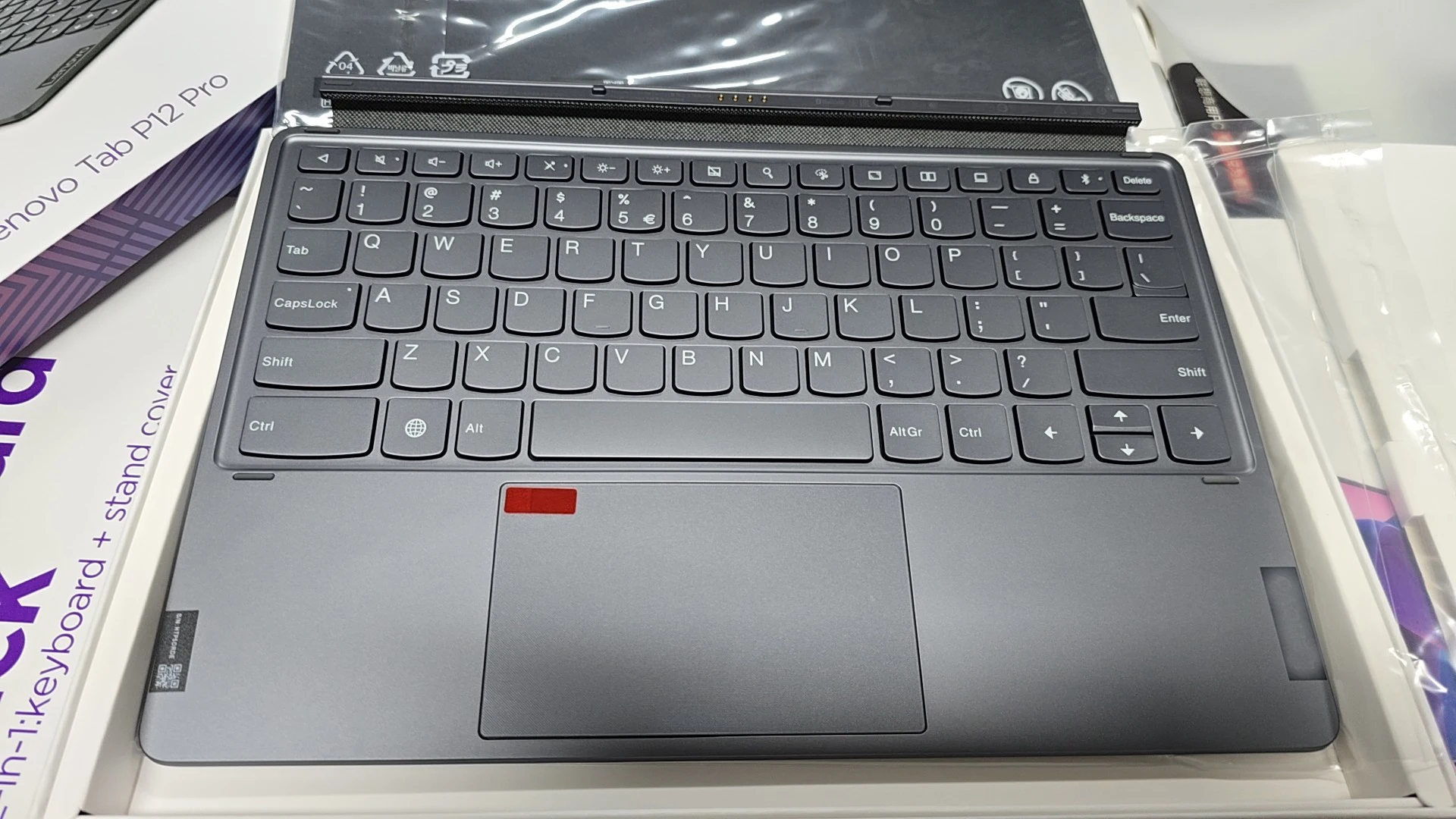 New Keyboard Base and Back Cover for Lenovo Tab P12 Pro TB-Q706F TB-Q706Z Tablet 12.6 inch US English