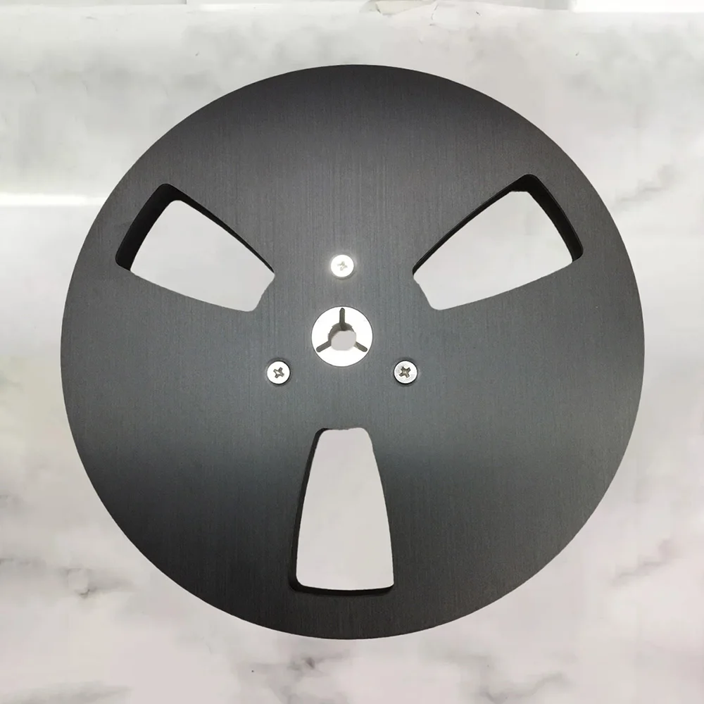 بكرة فارغة من الألومنيوم مقاس 7 بوصة × 1/4 بوصة لمسجلات الشريط بكرة تناول فارغة لـ Studer ReVox/TEAC/BASF/Pioneer/AKAI