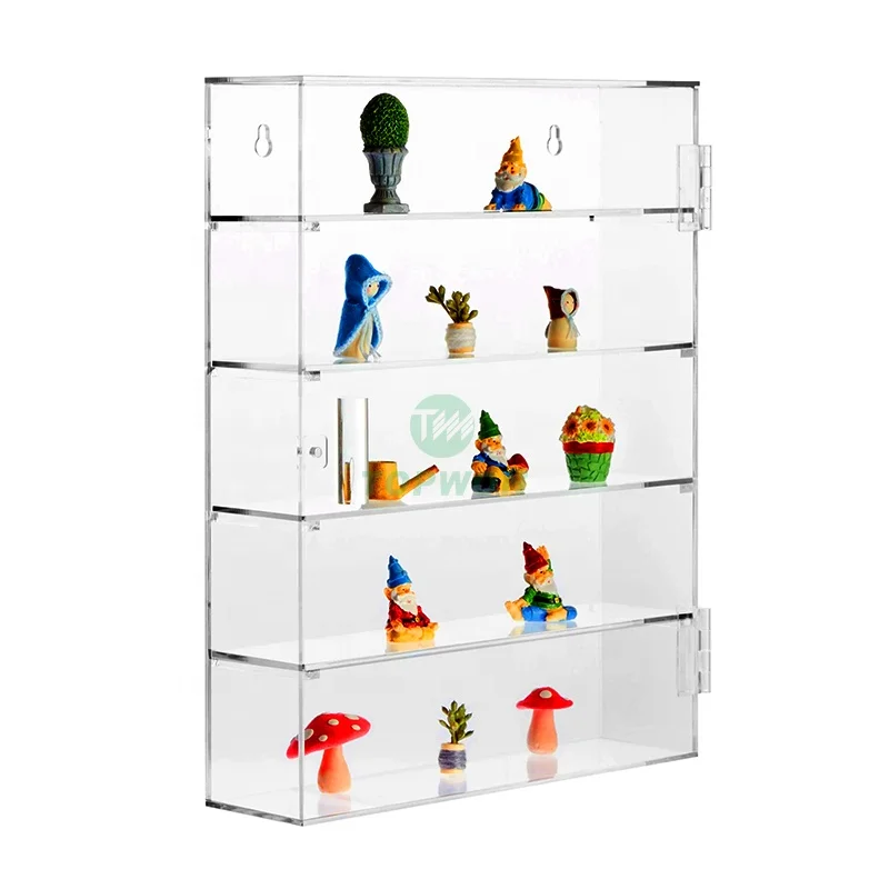 

Custom Retail Store Acrylic Display Case Clear Acrylic Display Cabinet Figures Cartoon Figure Toy Acrylic Display Case