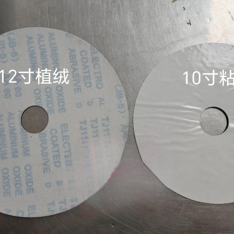 SS 10Pcs Gypsum Dressing Machine Sandpaper Sheet Dry Grinding Sandpaper Sheet 60 Mesh Soft Cloth Cloth Base Sandpaper Sheets