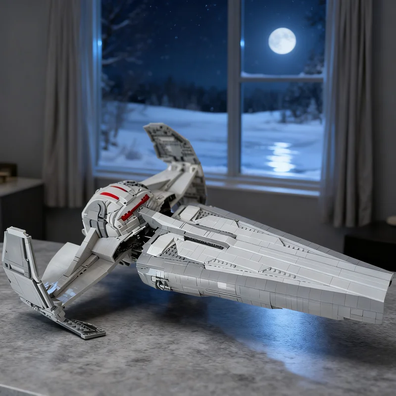 

4229pcs MOC The Scimitar Sith Infiltrator Star Battle Model Building Blocks Toy Gift Creative Display Collectible Desk Premium