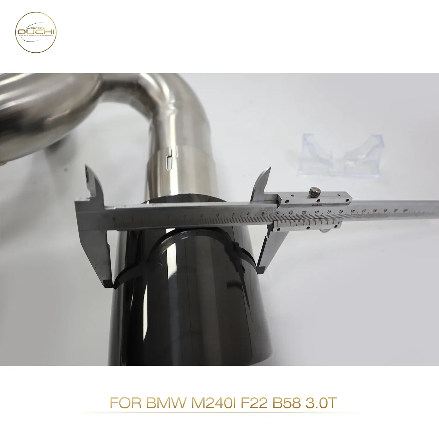 Ouchi Stainless Steel Exhaust Catback for M240i Sport Sedan F22 2017+ 3.0T B58 With Muffler Valves Exhaust Pipes System view 6