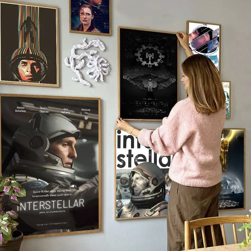 بين النجوم الكلاسيكية الخيال العلمي فيلم DIY لزجة المشارك خمر غرفة بار مقهى ديكور ديكور المنزل #2