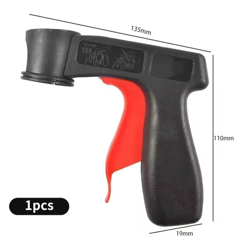 1 Pcs Plastic Portable Spray Paint Handle, Universal Reusable Car Color Changing Film Pasting Self Spraying Hand Spray Gun image 6