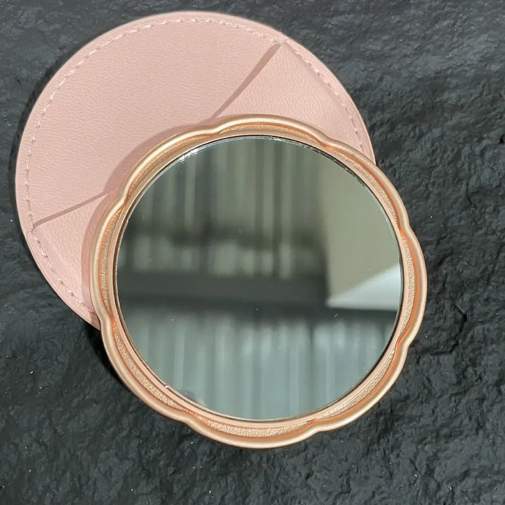 Retro Vintage Chinese Style Mirror 3D Flower Tassel Handle Makeup Mirror Sweet Exquisite Round Vanity Mirror Gift