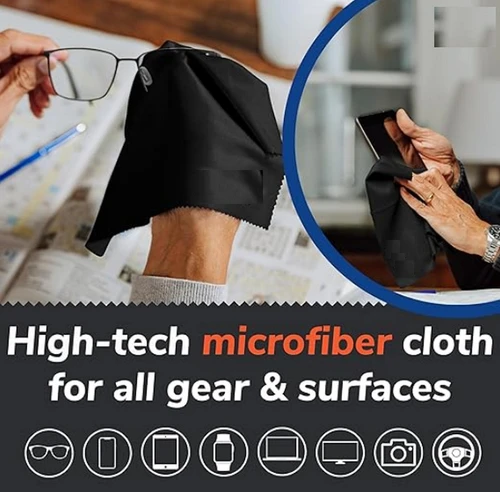 500 Uds DIYI Logo imagen joyería impresa personalizada tela de microfibra para gafas monturas de gafas limpias lente de cámara pantallas de teléfono