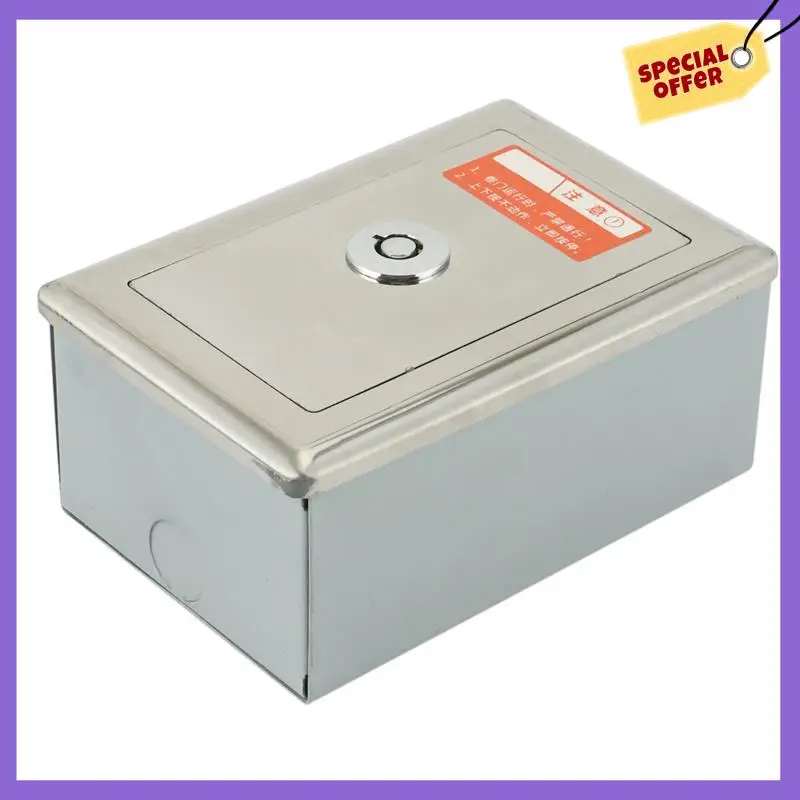 

-A96Z 2X Garage Door Opener, Electric Door Roll Switch Lock Box, Surface Mounted Concealed Button Switch A