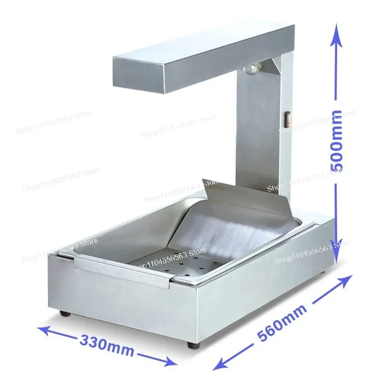 OT310 Commercial Countertop French Fry & Chip Warmer - Heat Lamp for Food Warming | Ideal for Quick Service Restaurants