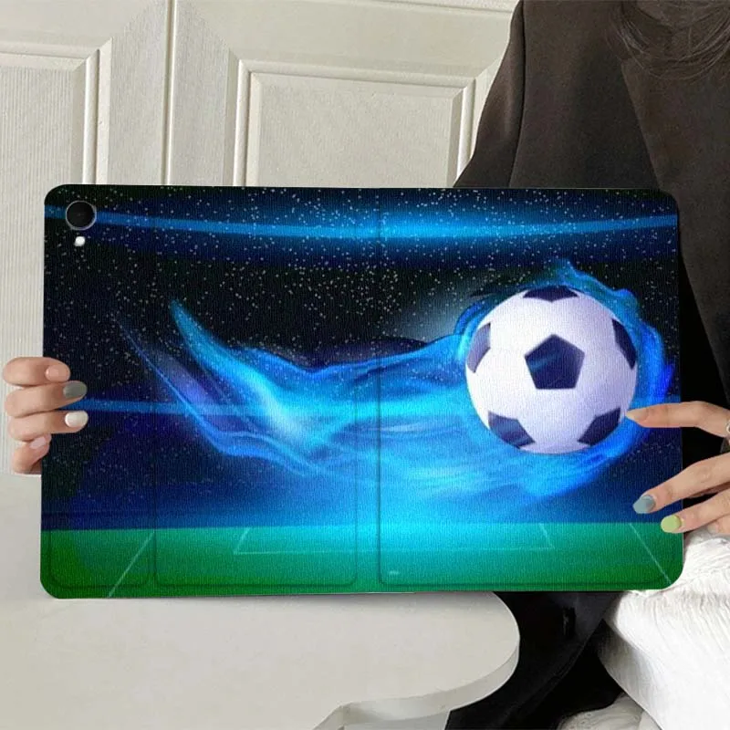 

Мягкий чехол для планшета Cool Blue Soccer Ball, подарок для Samsung Galaxy Tab A7 A A8 A9 A11 S6 S11 10.1 10.4 10.5 дюймов Lite Plus