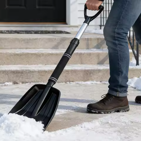 New Snow Shovel Multifunctional Winter Car Accessories Removable Retractable Snow Shovel For Driveway Sidewalk Deck Patio Yard