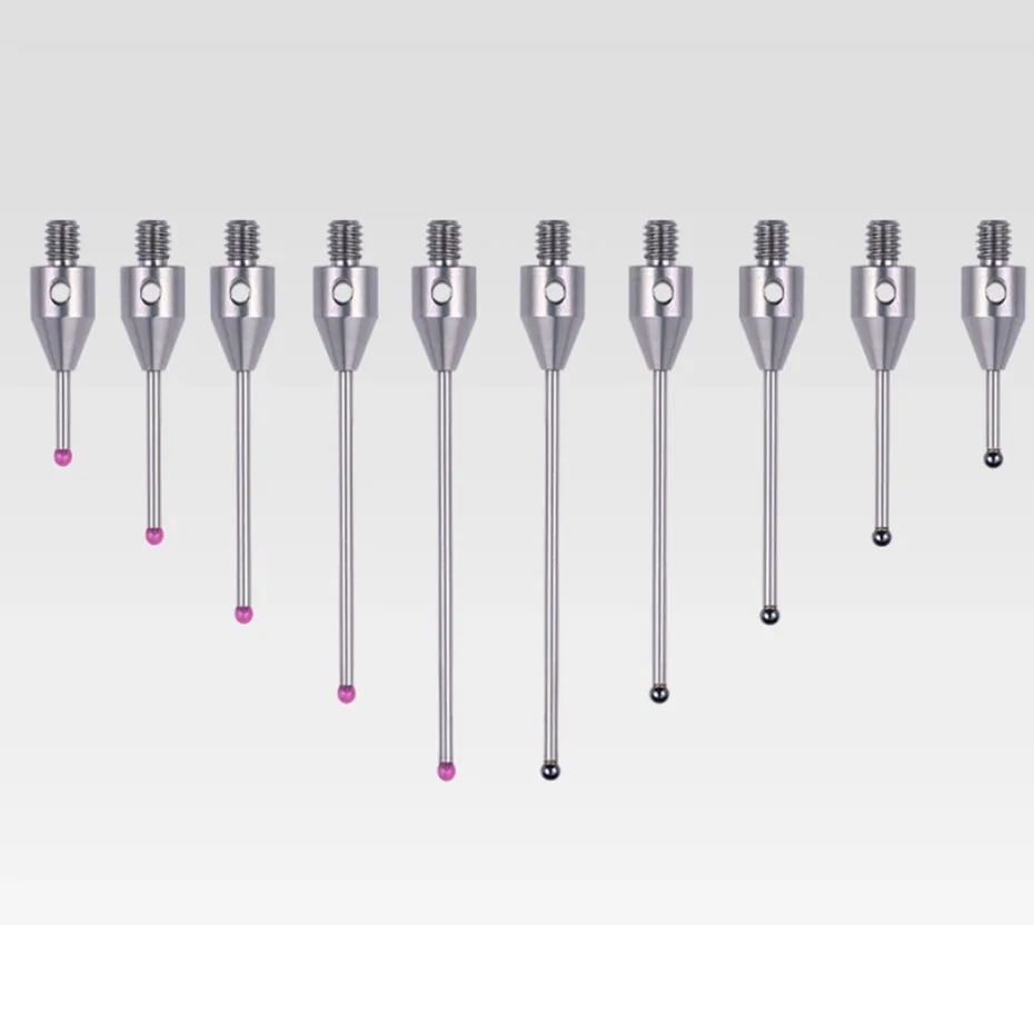 M4 machine tool dedicated measuring needle thread three-dimensional probe three coordinate measuring needle CNC ruby probe