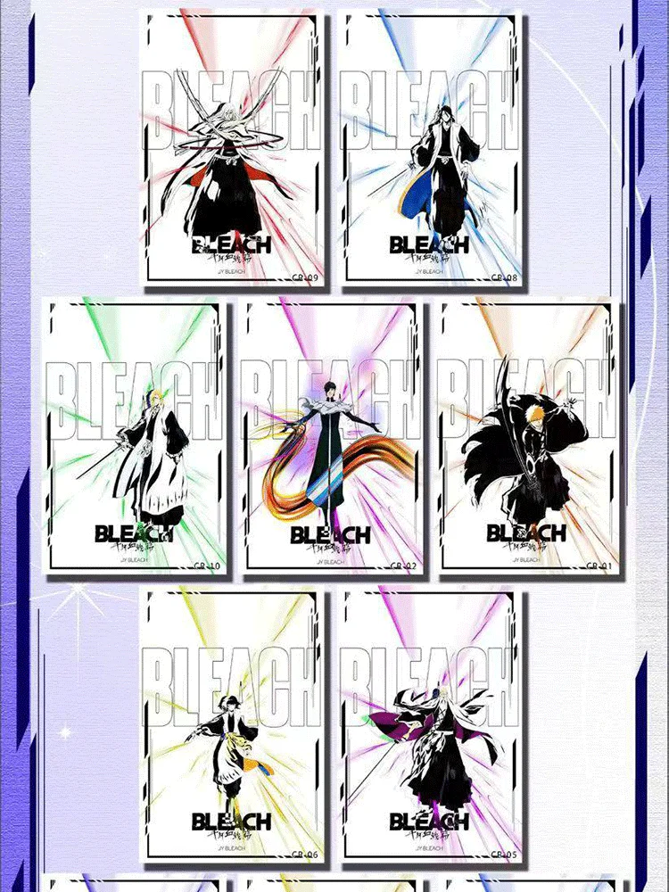 2026 Official Licensed BLEACH Cards Full Color Restoration Anime Art Board Color Paper High Saturation Fine Printing Card Box