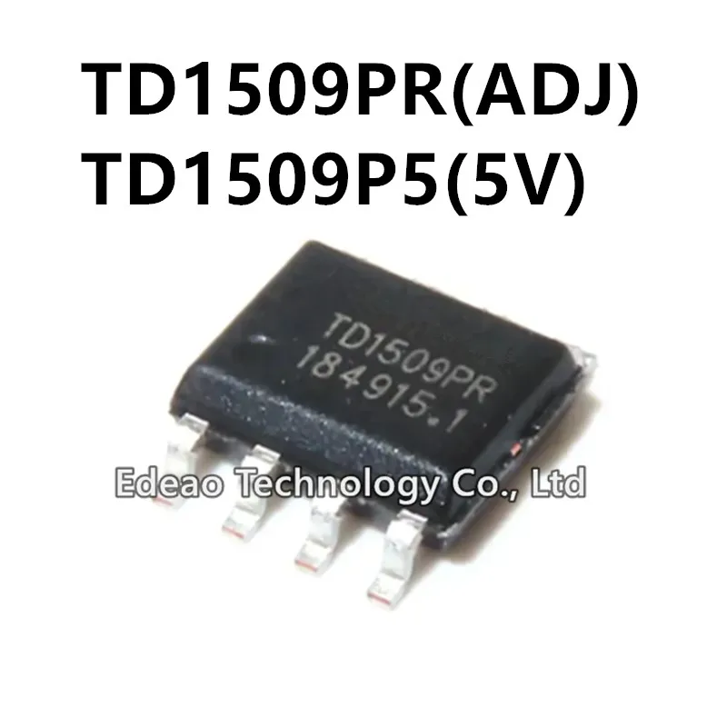 10~100Pcs/lot NEW TD1509PR TD1509P5 TD1509P5R SOP-8 TD1509PR-ADJ TD1509P5-5V SMD