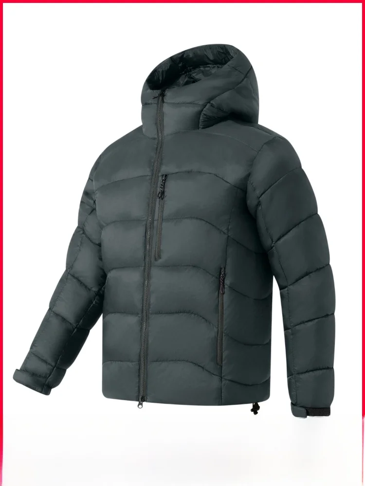 

Теплая ветрозащитная хлопковая куртка для мужчин и женщин, спортивное пальто с капюшоном на открытом воздухе, молодежное модное длинное пальто на молнии све