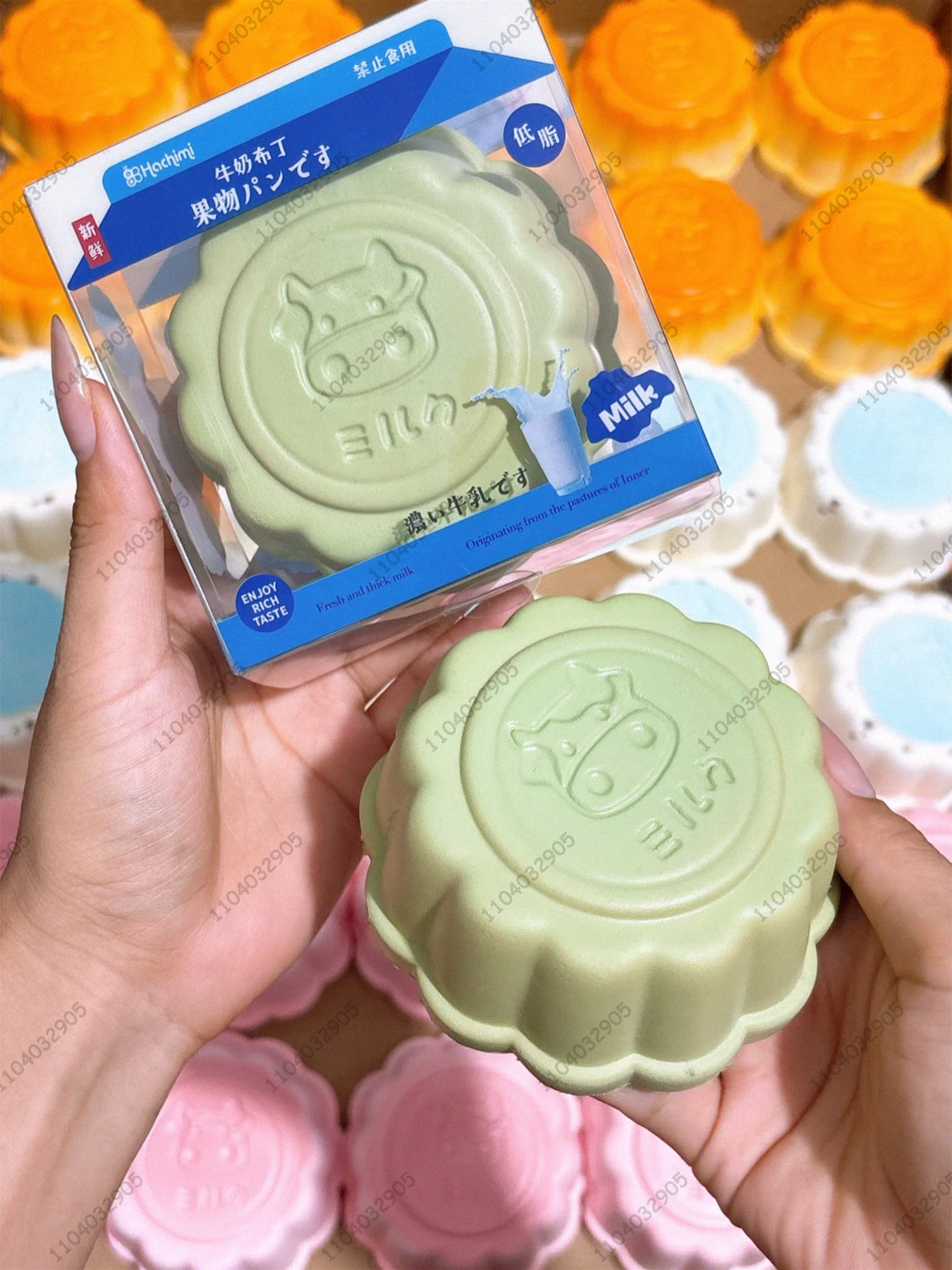 Milchpudding Langsam steigendes Squishy-Spielzeug Großer Käsepudding Feuchtes Quetschspielzeug Langsamer Rückprall Stressabbau Hand Entspannen Geschenkspielzeug