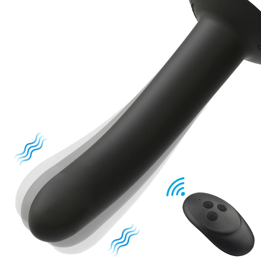 Anal Plug Prostate Massager Sex Products Wireless Remote Vaginal Stimulator With Sucker Silicone Dildo Sex Toys for Man Woman