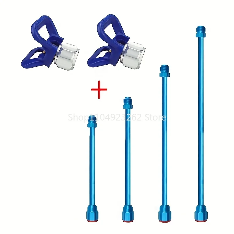 Graco Titan Wagner Airless Spray Gun Extension Rod Blue Extension Rod Set 4 Pieces